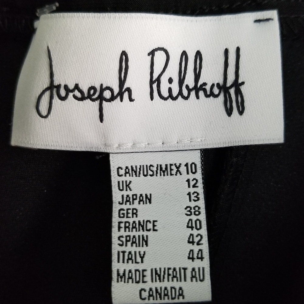 NWT JOSEPH RIBKOFF Black Dress Size 10 - Picture 5 of 7